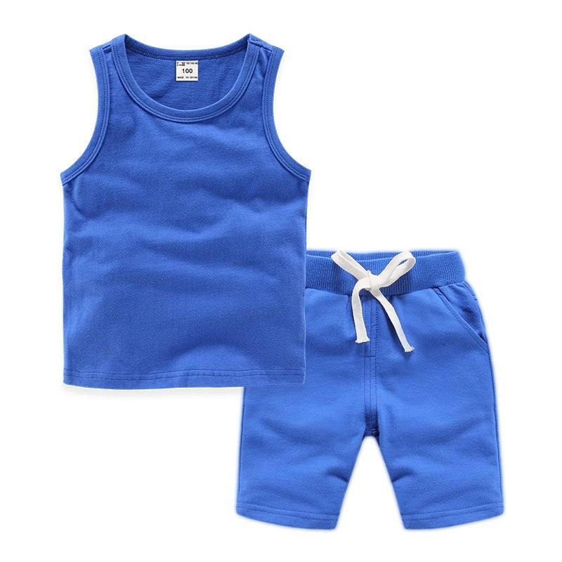 Children's Clothing Suit Customization Blue