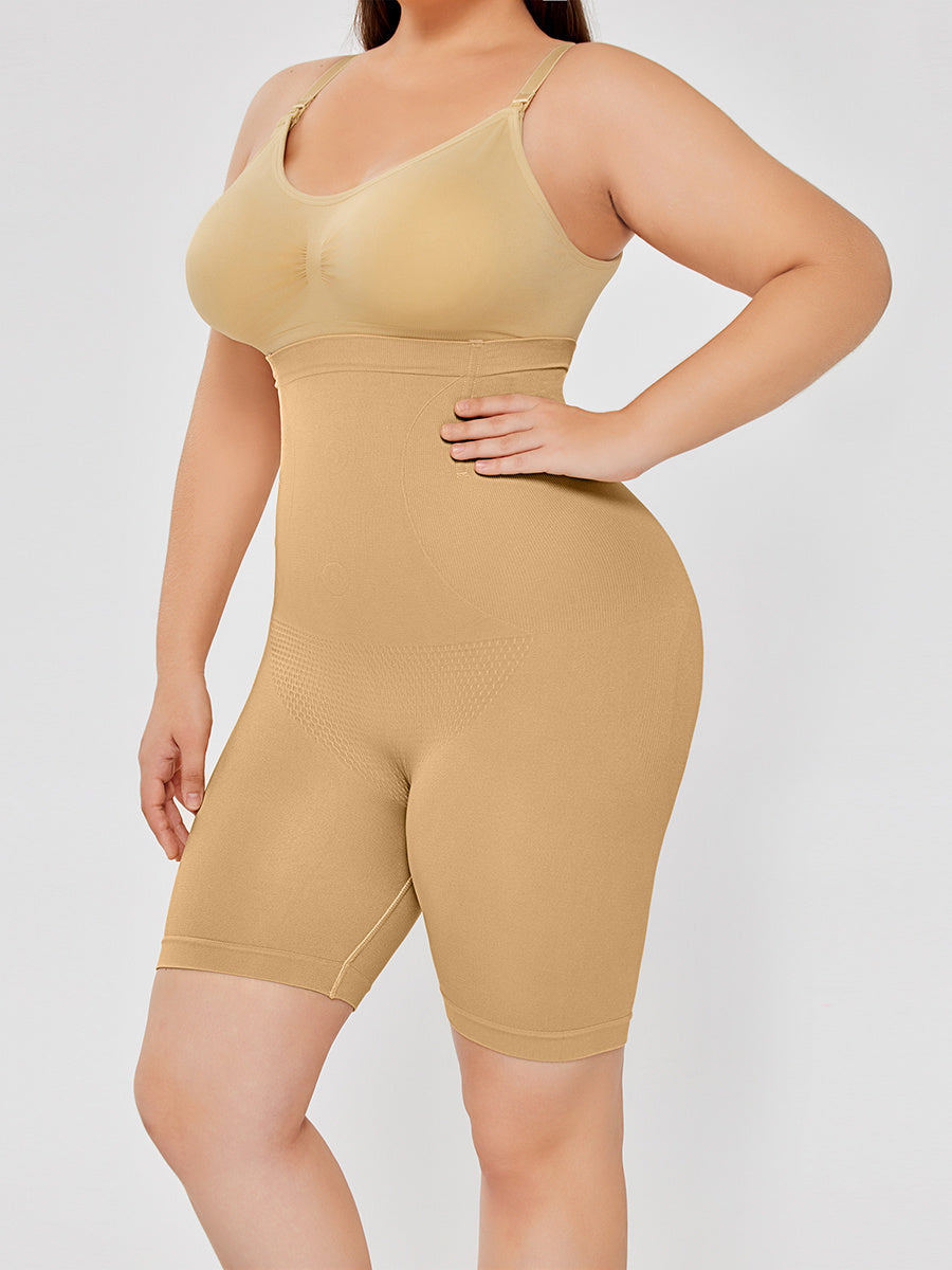 Tummy Control Shorts Shapewear For Women Apricot