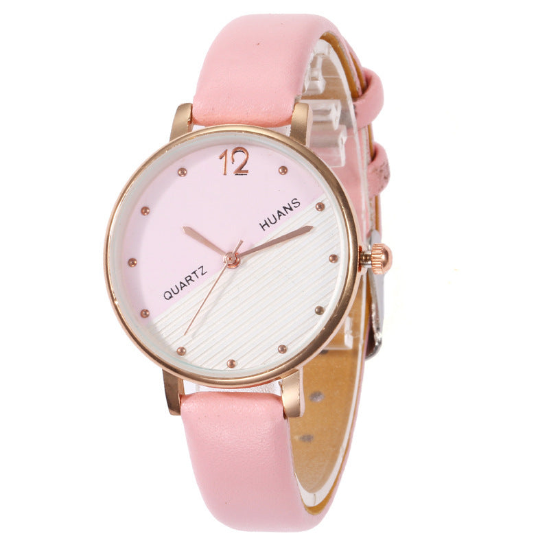 Women's Korean-style Simple Fashion Quartz Watch Pink