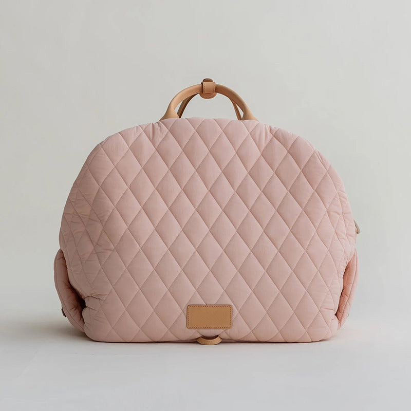 Pet Handbag Outdoor Cat Handbag Pink L Version