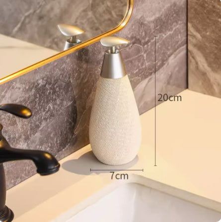 Bathroom Shower Gel Bottle Bottling Lotion Bathroom Ceramic High white