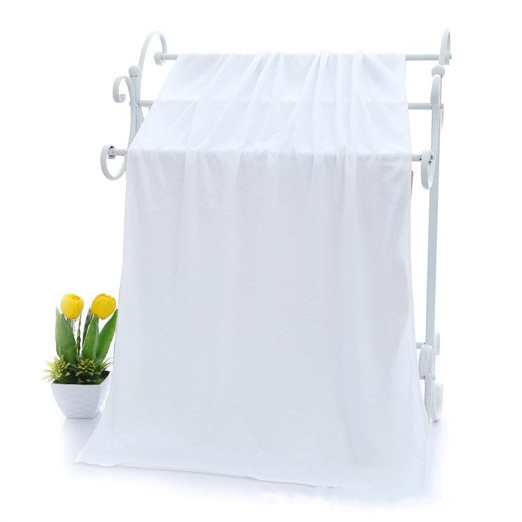 Absorbent Microfiber Bath towels White