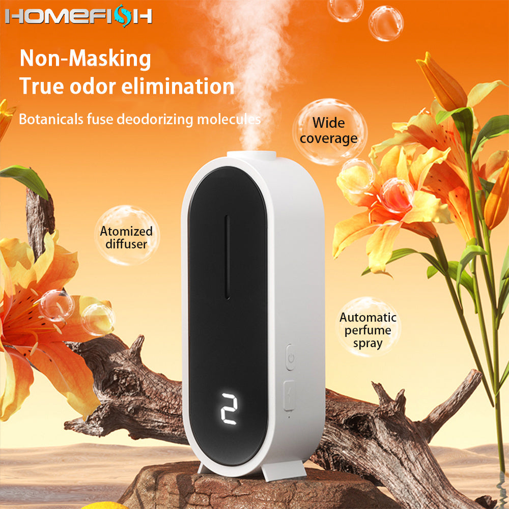 Fully Automatic Aromatherapy And Fragrance Machine Traceless Wall Mounted Desktop Hotel Home Fragrance Odor Removal White