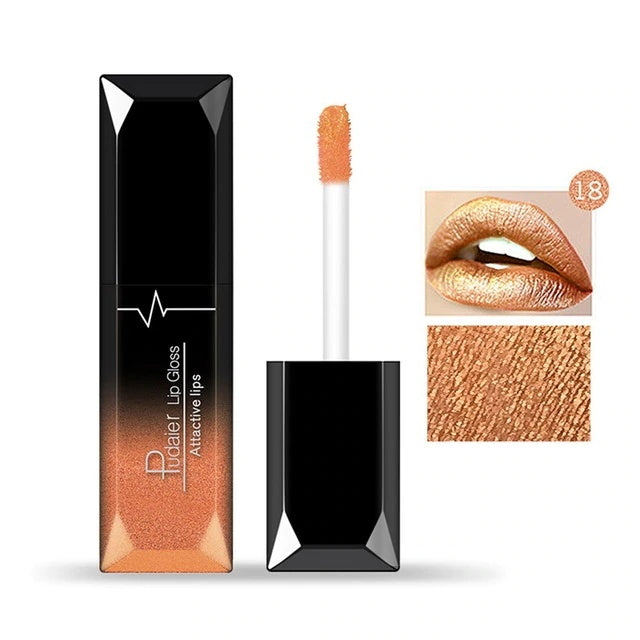 Makeup matte matte lip gloss lipstick 18color
