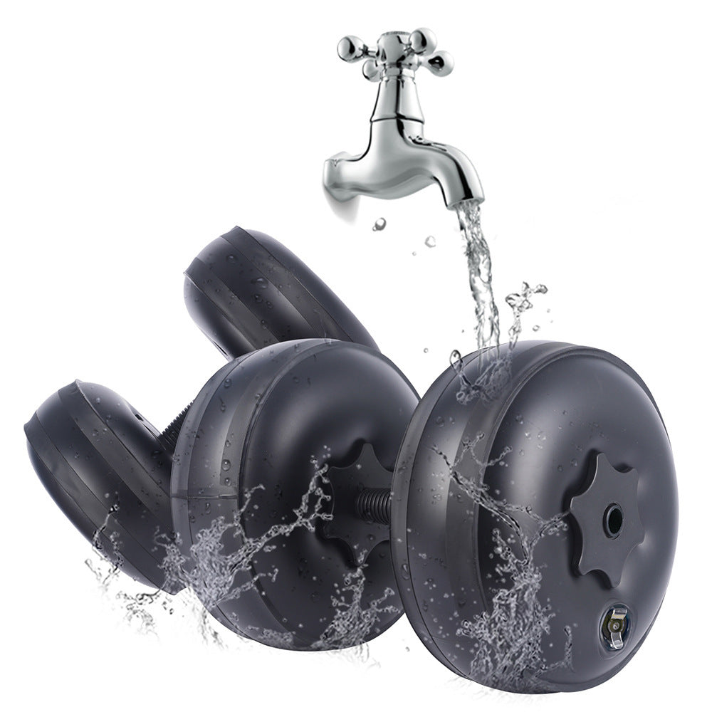 Water filled dumbbells Black
