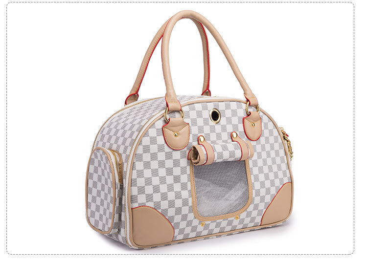 Outing Travel Bag Anti-squeeze Pet Bag Wholesale Dog Bag Cat Bag Small Dog White L