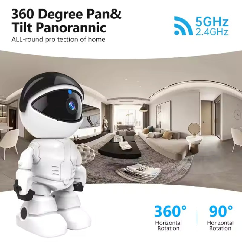 WESECUU Smart Robot WiFi IP Camera 1080P HD Baby Monitor & Home Security