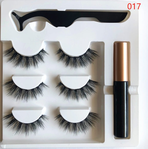 Magnetic false eyelashes 017