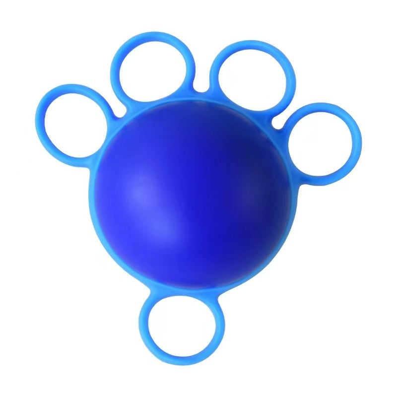 Four-finger Thorn Ball Primary Grip Training Soft Ball Massage Ball Blue