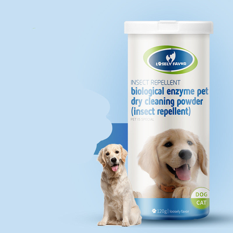 Dog dry cleaning powder Deworming