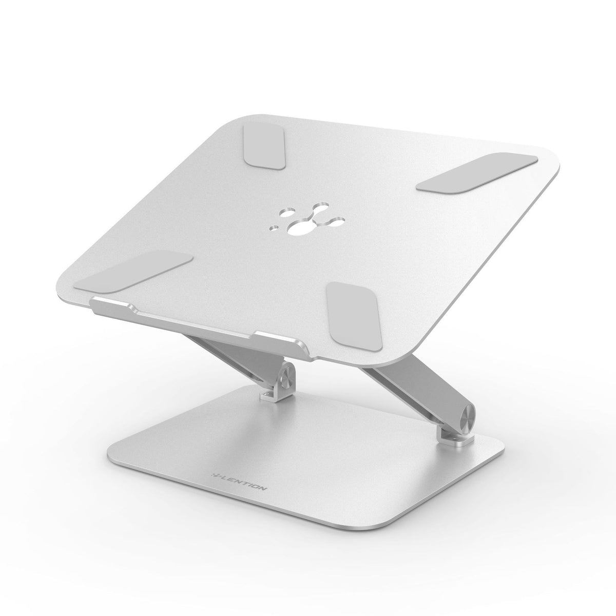 Notebook bracket aluminum alloy multi-angle Silver