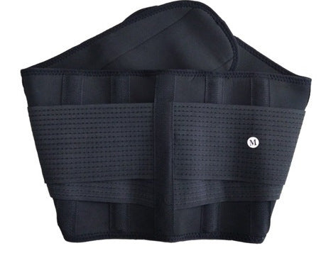 Waist Trimmer Belt Body Shaper Abdominal Trainer Weight Loss Fat Burning Straps Black1