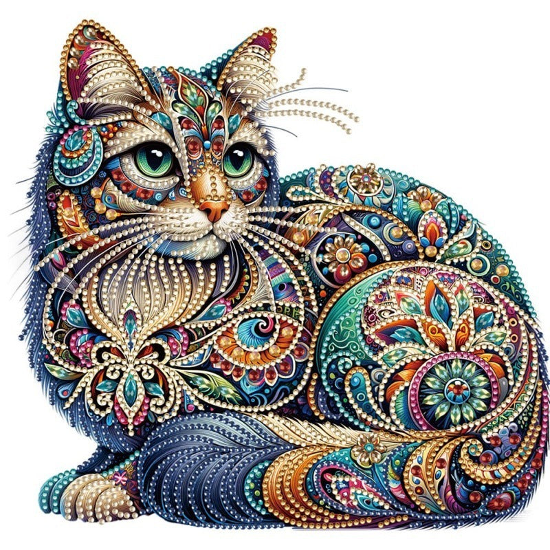 5D Alien Sticker Dot Diamond Decorative Painting Canvas 30X30cm AB022