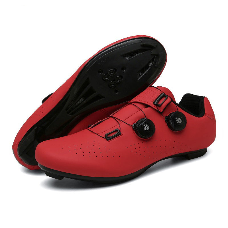 Outdoor Sports Road Bike Shoes With Lock Red