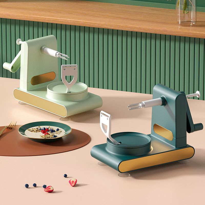 Hand-cranked Multifunctional Peeler Machine Home Peeler Cutter Kitchen Slicer Tools With Gadgets Fruit Corer Kitchen Gadgets
