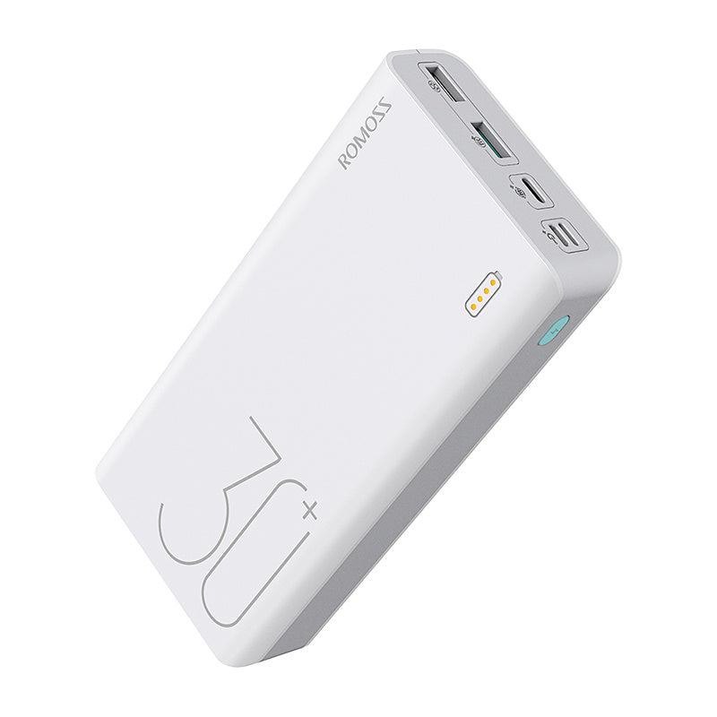 30000mAh ROMOSS Sense 8+ Power Bank Portable External Battery With QC Two-way Fast Charging Portable Charger For Phones Tablet 30000mah
