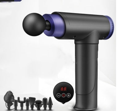 Fitness electric muscle relaxer massager Black 8 charging