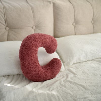 26 English Letters Pillow Sofa Cushion Shooting Props C About 38x30cm