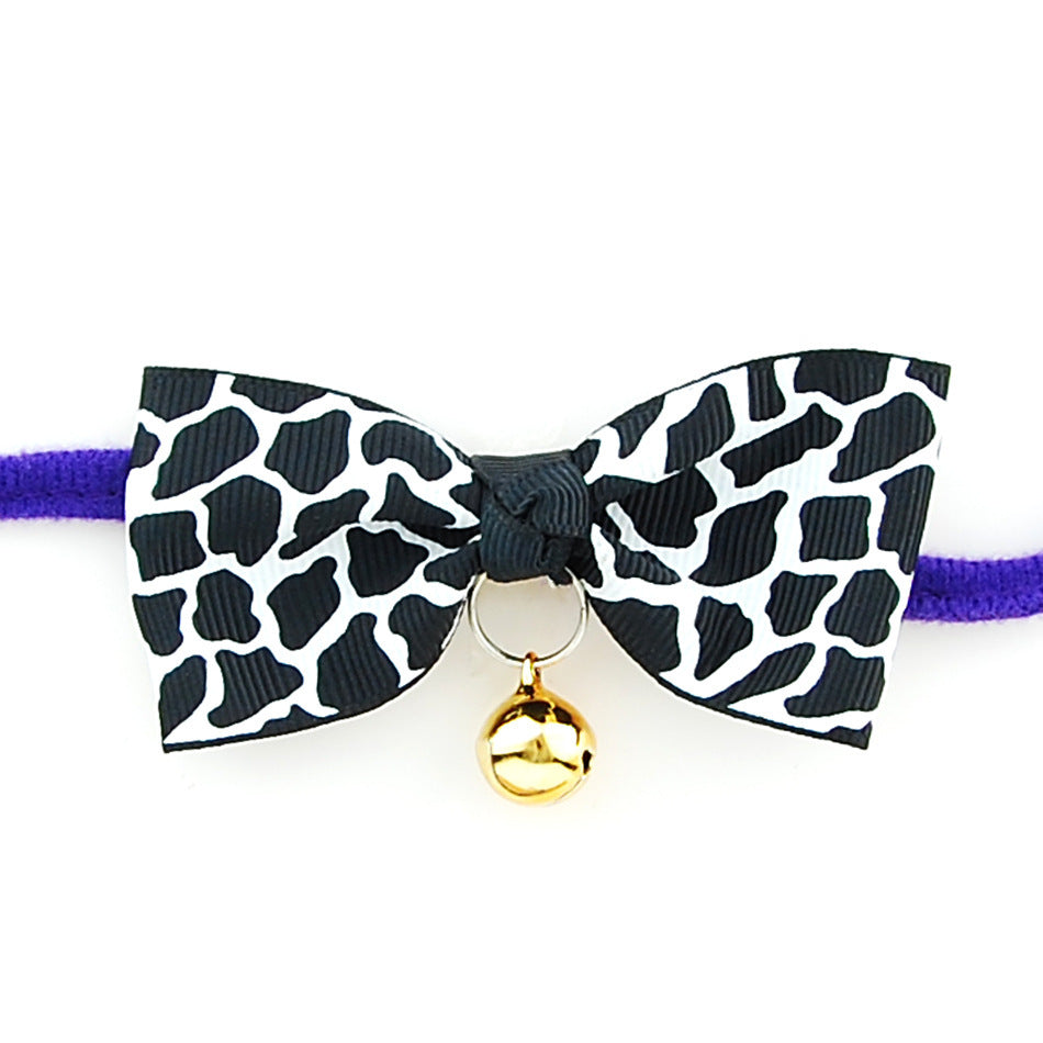 Pet accessories pet bow Black Giraffe