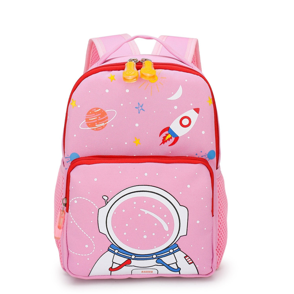 Cartoon children starry fashion backpack Pink