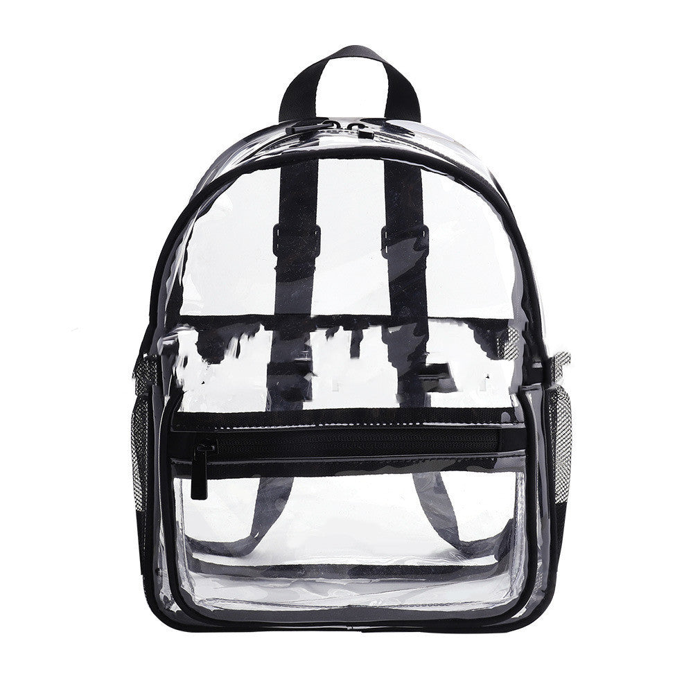 Simple Style Student Backpack Travel Business Backpack Black