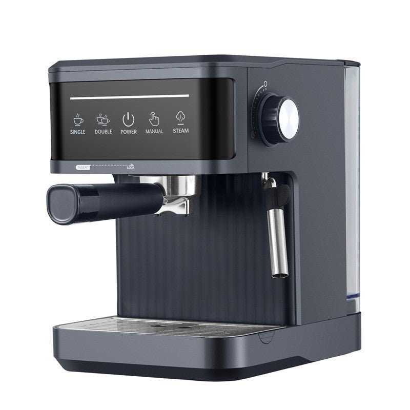 Household Small Semi-automatic Italian Coffee Machine 868 Black