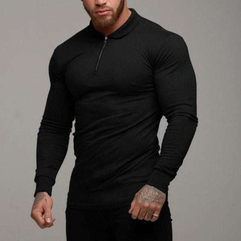 T Shirt Men Longsleeve Shirt Men Polo Shirt Black