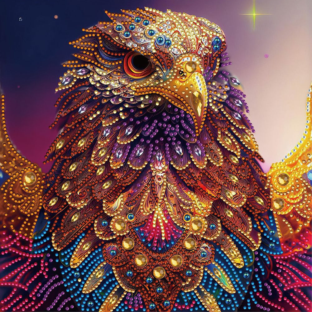 5D Alien Sticker Dot Diamond Decorative Painting Canvas 30X30cm AB031