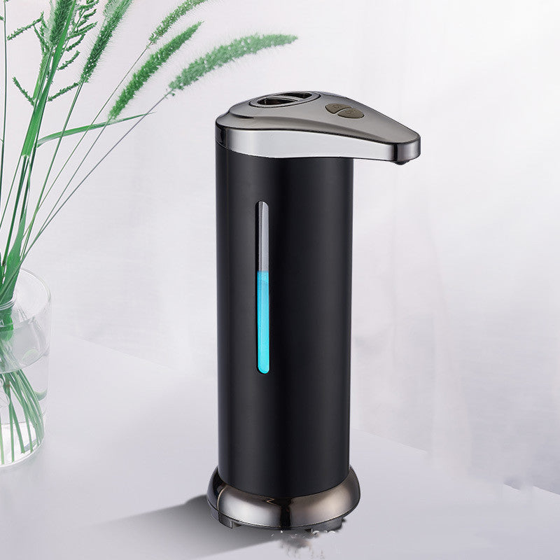 Stainless Steel Intelligent Automatic Sensor Soap Dispenser Business black