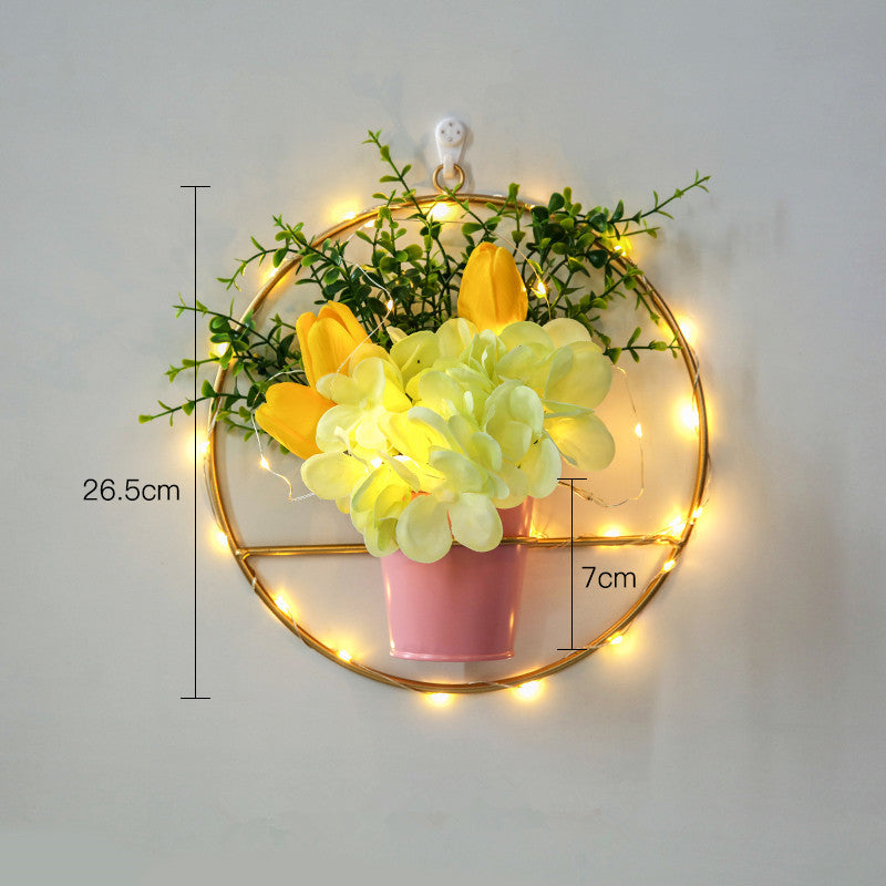 Nordic ins light luxury soft decoration with wall decoration bedroom creative furnishing set wall hanging wall decoration 9Style