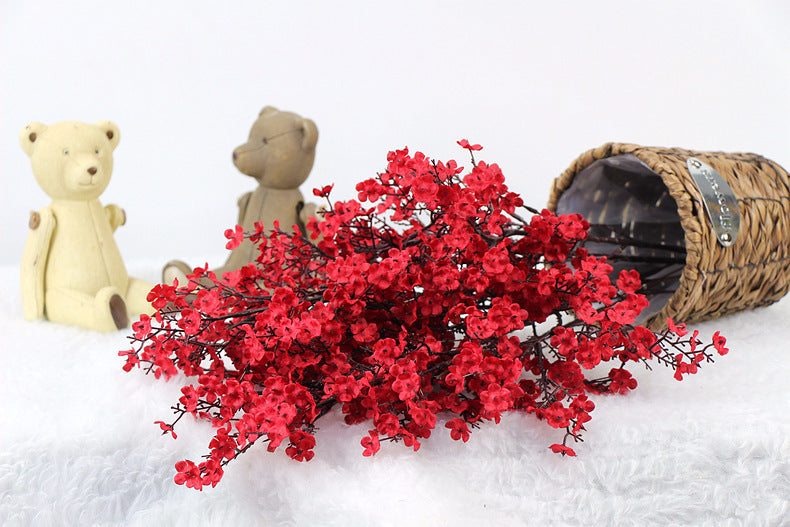 Artificial flower gules