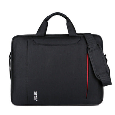 Computer bag 15 inch 15.6 inch ASUS laptop bag diagonal shoulder portable laptop bag Black