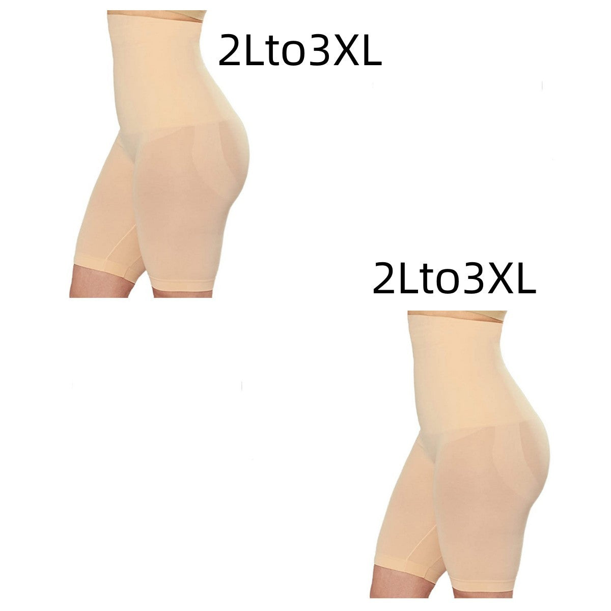 Women's High Waisted Abdomen And Hip Panties Bundle3 Set