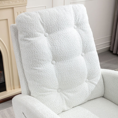 Decorative Rocking Chair With Footrest