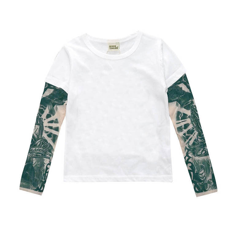 Tattoo boy t-shirt White C