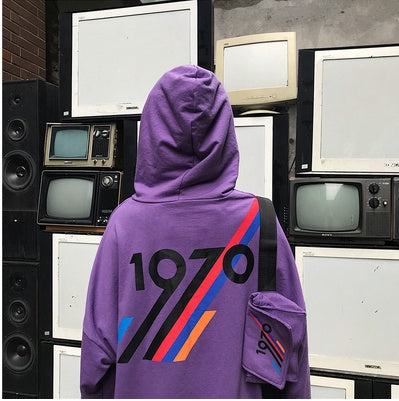 Printed sweaters, small bags, long sleeves for men and women Violet