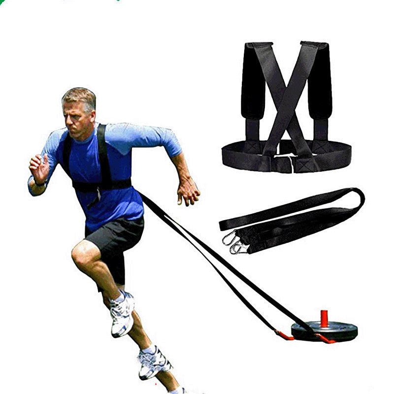 Weight-bearing running equipment harness Black
