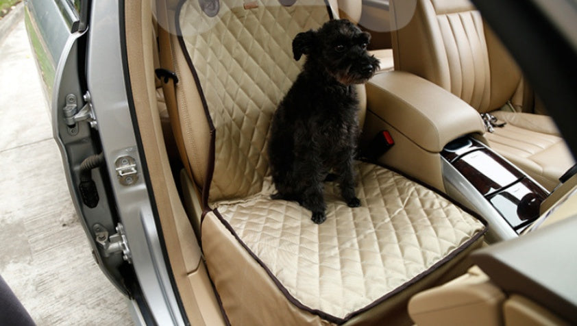 Pet Seat Thickening Pad Waterproof for Car Apricot NO toy