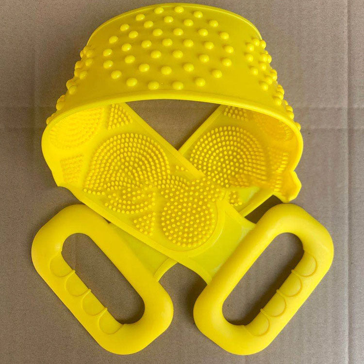 Silicone bath towel A Yellow