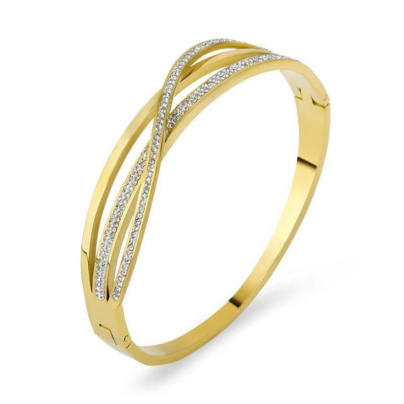Niche Rose Gold Cold Style Bracelet 1Style Gold