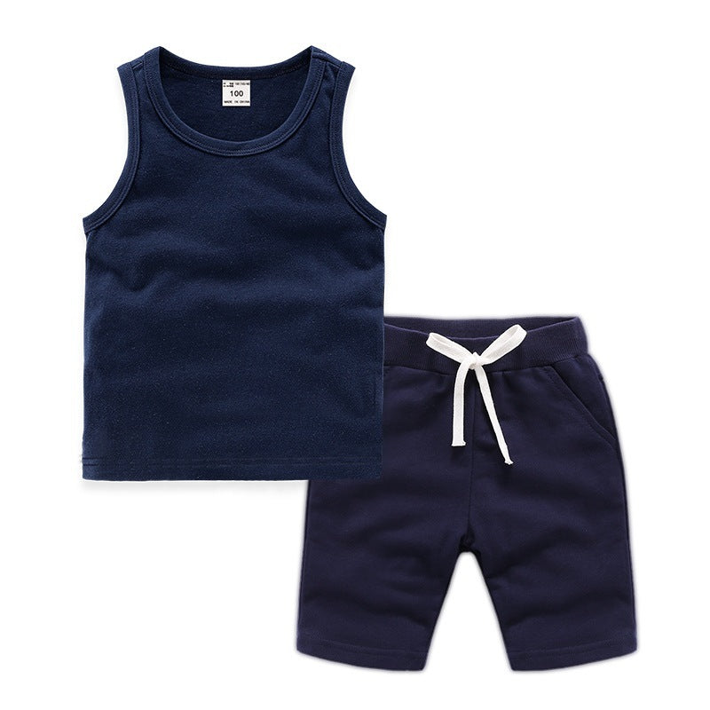 Children's Clothing Suit Customization Navy Blue