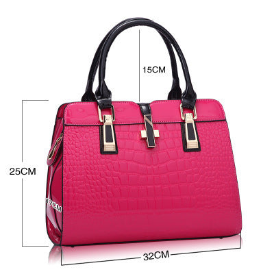 messenger tote bags, casual women's fashion women handbags, women handbags, luxury high quality pocket designer handbags and shoulder bags Rose red