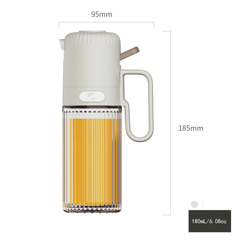 Air Fryer Press Type Spray Bottle Kitchen Gadgets White