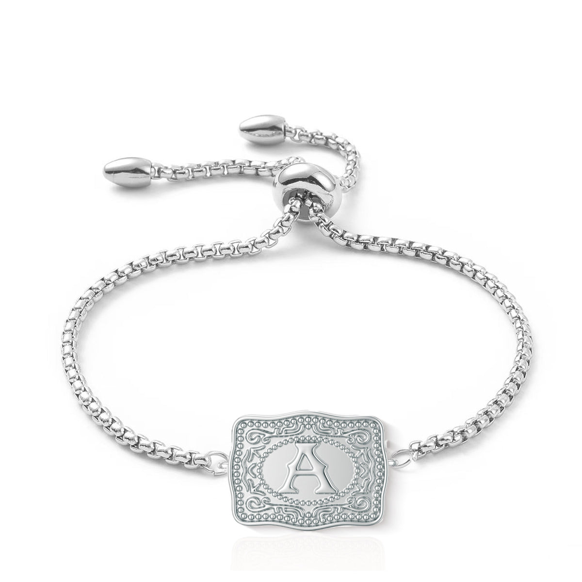 26 English Letter Belt Buckle Bracelet