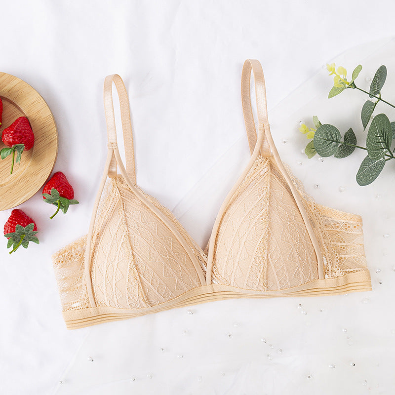 French Thin Section Gathered Lace Underwear Women Color
