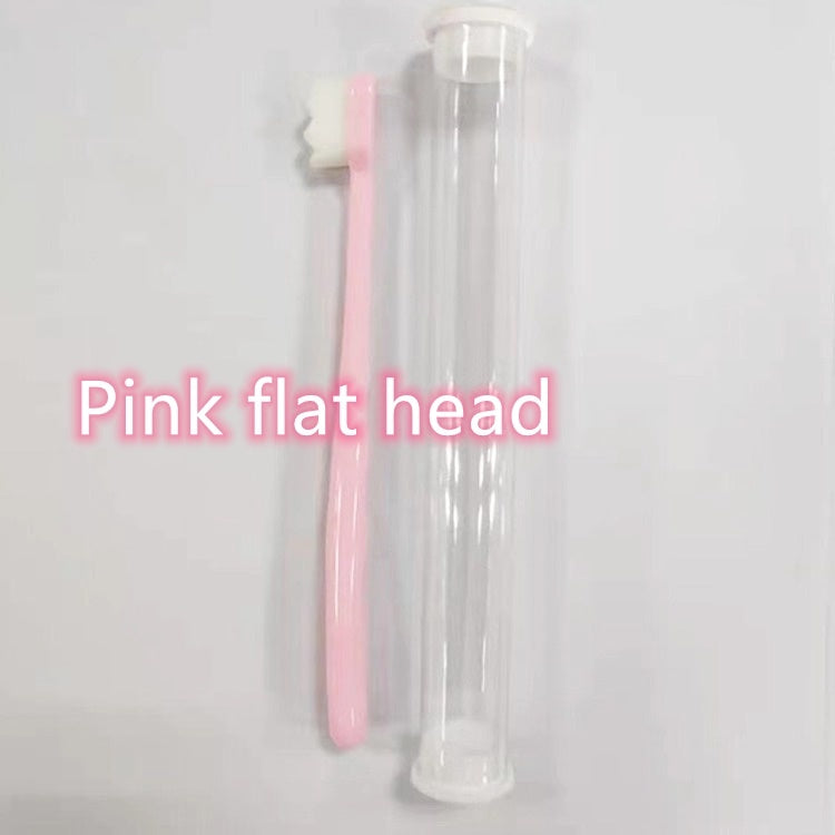 Micron Soft Toothbrush Pink flat head