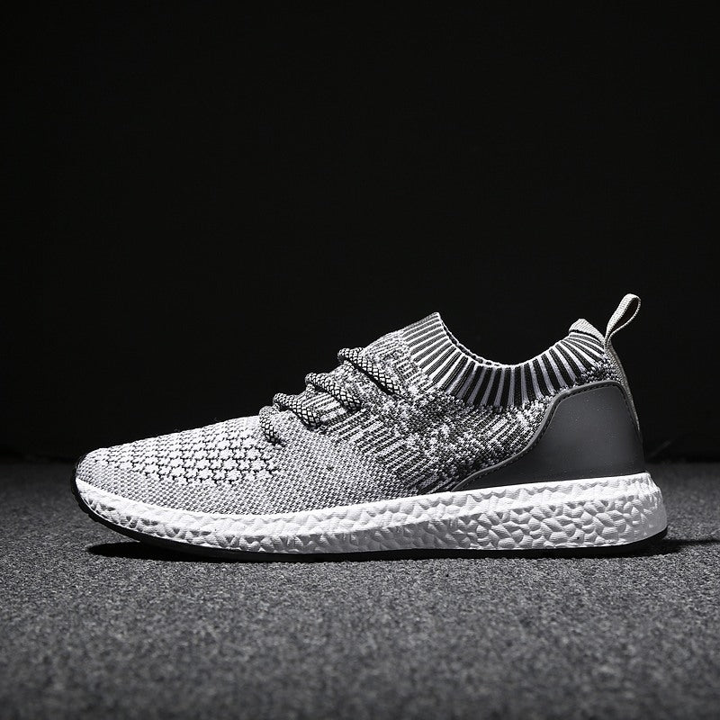 Flying woven shoes Gray