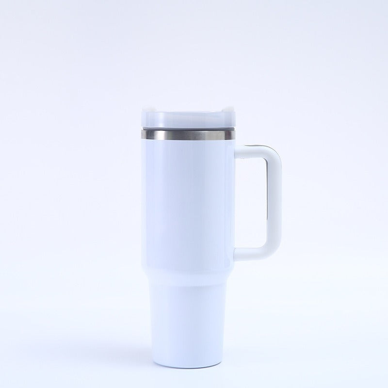 304 Stainless Steel Vacuum Cup Second Generation 40oz Cup No 4 Sublimation White 40oz