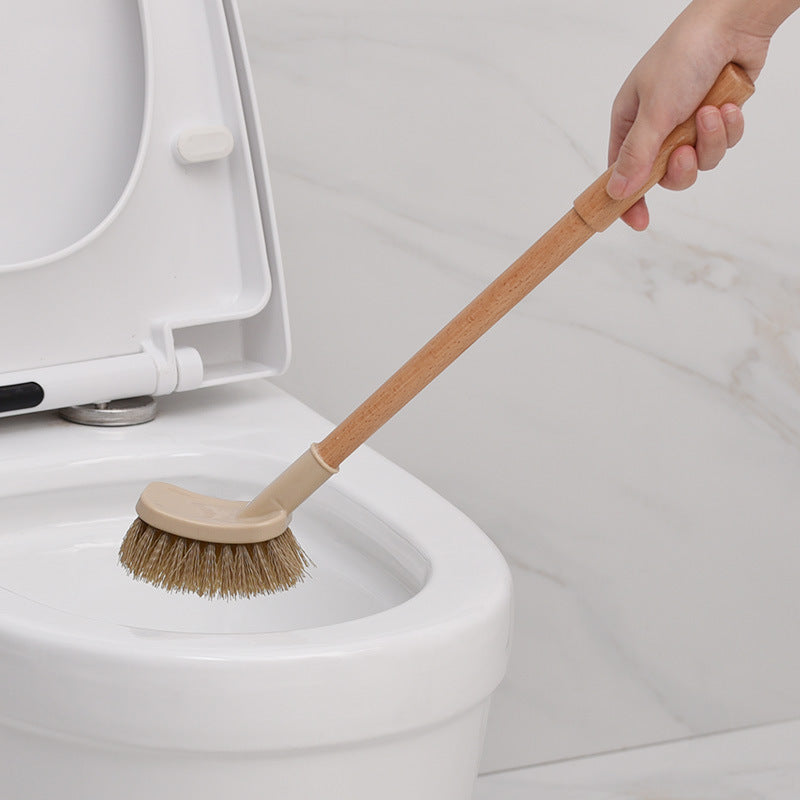 Wooden Household Handle Toilet Brush Cleaning Tools Bathroom Cleaning Brush Kitchen Floor Cleaner Brushes 862688