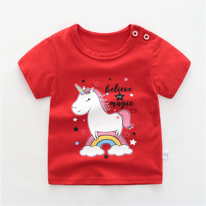 Children's cotton T-shirt 7 Style